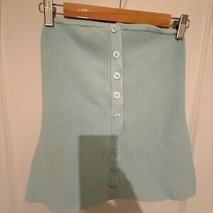 Abercrombie & Fitch Teal Ribbed Tube Top